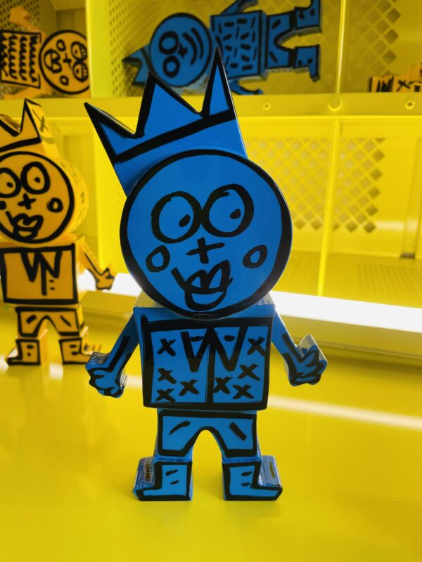 Mini toto 3D "Mr & Mme" (bleu)