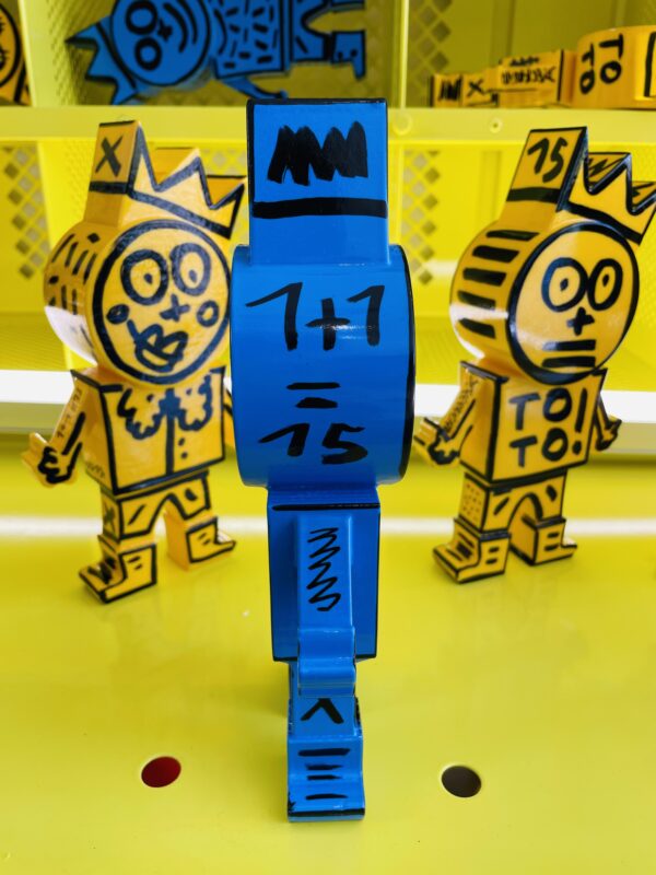 Mini toto 3D "Mr & Mme" (bleu) – Image 3
