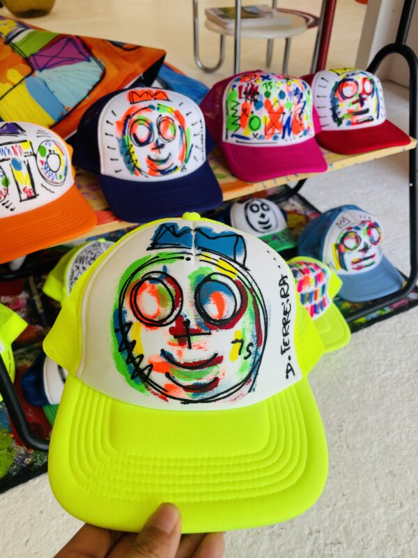 Toto casquette Toto jaune fluo