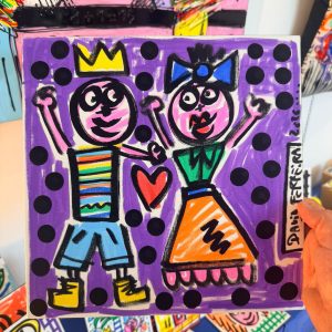 Gribouille Toto " Toto & sa femme "